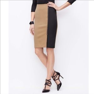 BEAUTIFUL Ann Taylor Colorblock Pencil Skirt SZ 6
